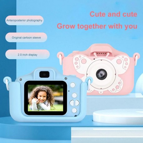 Детский фотоаппарат Childrens Fun Camera бабочка  оптом-3