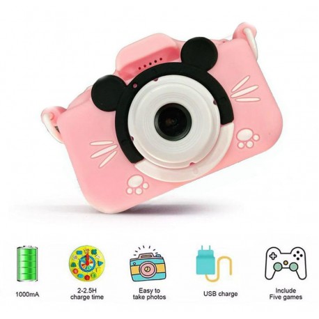 Детский фотоаппарат Childrens Fun Camera Мышка  оптом-4