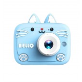 Детский фотоаппарат HELLO КОТИК c силиконовым чехлом 