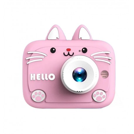 Детский фотоаппарат HELLO КОТИК c силиконовым чехлом  оптом-4