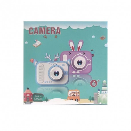 Детский фотоаппарат Hi Deer ОЛЕНЕНОК c силиконовым чехлом  оптом-2