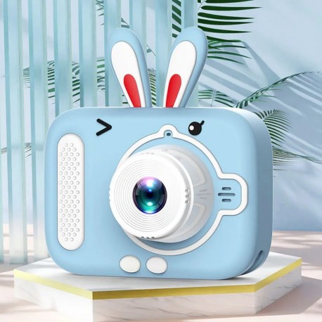 Детский фотоаппарат Hi Deer ЗАЯЦ c силиконовым чехлом  оптом-6