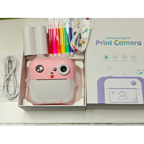 Детский фотоаппарат-принтер Children's Digital Print Camera моментальной печати с приложением  оптом-4