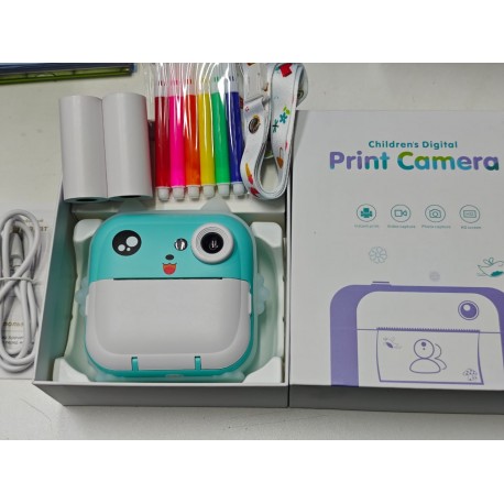 Детский фотоаппарат-принтер Children's Digital Print Camera моментальной печати с приложением  оптом-2