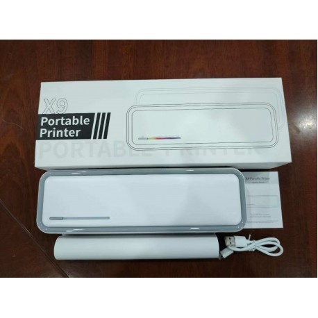 Портативный Принтер Portable Printer X9, термобеспроводной, бесчернильный-4