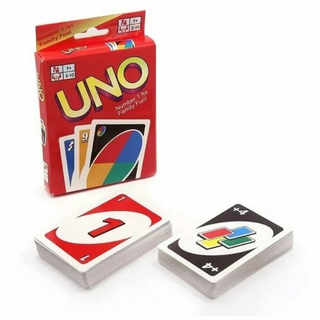 Настольная игра развивающая UNO, карточная на 108 карт для детей и взрослых  оптом