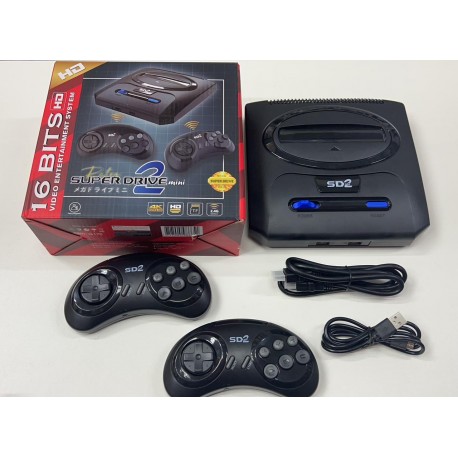 Игровая консоль VIDEO ENTERTAINMENT SYSTEM SUPER DRIVE Mini 16BITS, с 2 джойстиками  оптом-2