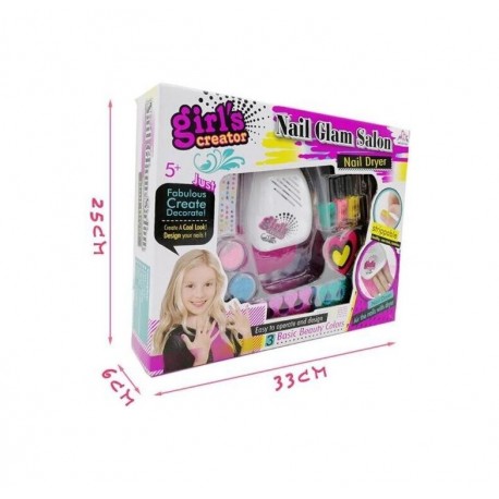 Детский маникюрный набор для девочек Nail Glam Salon  оптом-4