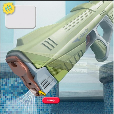 Детский водяной мощный автоматический пистолет Max 500 mAh, 7,8В  оптом-3