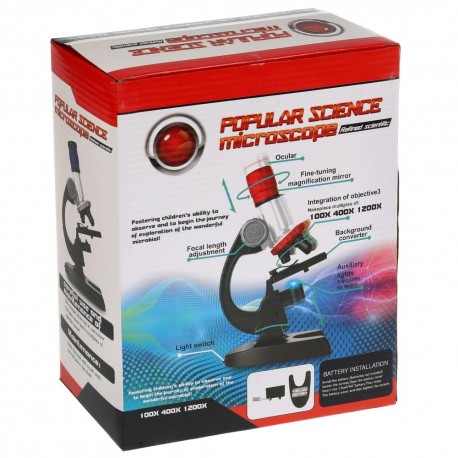 Микроскоп высокого разрешения Popular Science Microscope 1200х  оптом