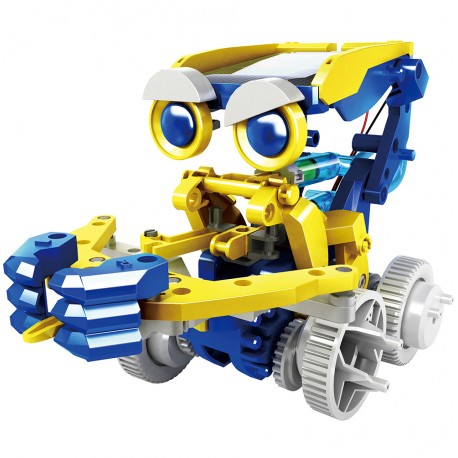 Гидравлический робот STEM Solar Robot на солнечной батарее 12 в 1  оптом-2