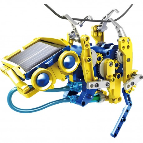 Гидравлический робот STEM Solar Robot на солнечной батарее 12 в 1  оптом-5