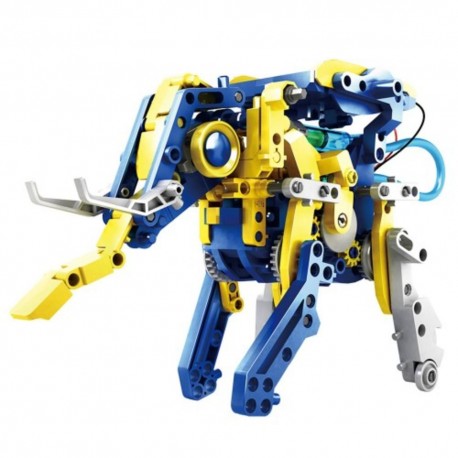 Гидравлический робот STEM Solar Robot на солнечной батарее 12 в 1  оптом-6