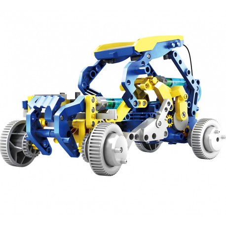 Гидравлический робот STEM Solar Robot на солнечной батарее 12 в 1  оптом-7