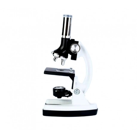 Микроскоп детский учебный Микромед 300x-1200x в кейсе с микропрепаратами