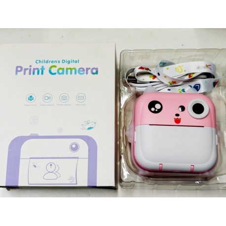 Детский фотоаппарат-принтер Children's Digital Print Camera без бумаги и фломастеров  оптом-2