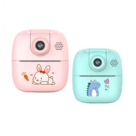 Детская фотокамера Мгновенная печать Children's Digital Print Camera 1080P HD проекционная цифровая  оптом