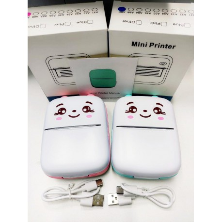 Детский портативный Мини-Принтер Mini Printer Manuai мгно  оптом-7