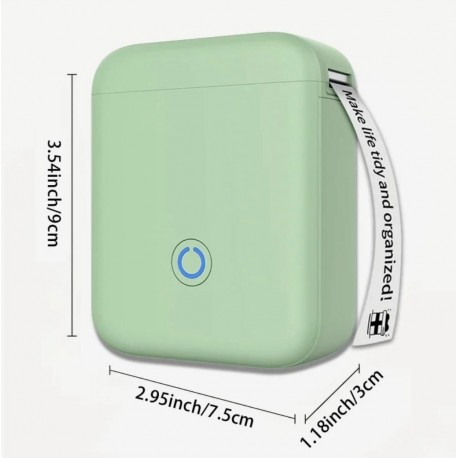 Машинка-принтер для печати этикеток, штрих-кодов с Bluetooth-4