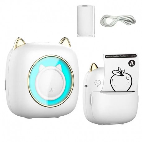 Термо мини-принтер портативный Portable Mini Printer  оптом-1