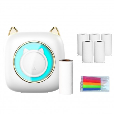 Термо мини-принтер портативный Portable Mini Printer  оптом-3