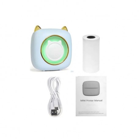 Термо мини-принтер портативный Portable Mini Printer  оптом-4