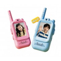 Детские рации набор, экран 2 дюйма, видеопереговорные, с функцией изменения голоса 2 шт