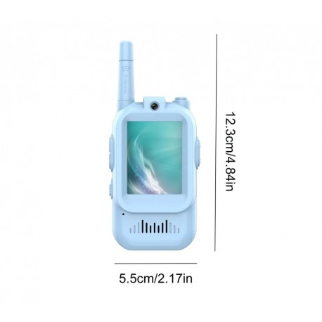 Детские рации набор, экран 2 дюйма, видеопереговорные, с функцией изменения голоса 2 шт-3