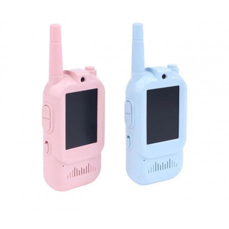 Детские рации набор, экран 2 дюйма, видеопереговорные, с функцией изменения голоса 2 шт-8