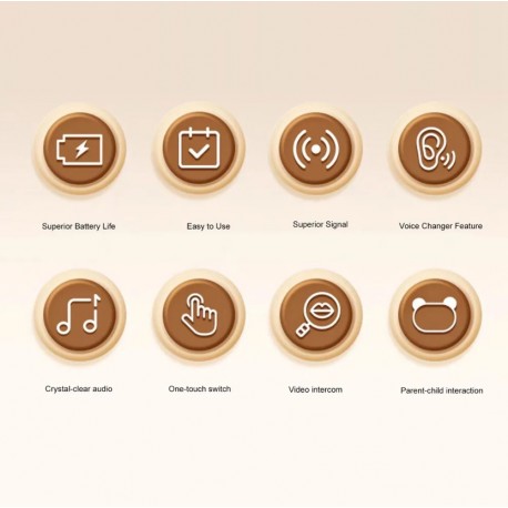 Детские рации набор, экран 2 дюйма, видеопереговорные, с функцией изменения голоса 2 шт-10