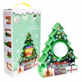 Набор для изготовления рождественских елочных шаров для детей ВОЛШЕБНАЯ ЕЛКА MAGIC TREE 8 фломастеров 