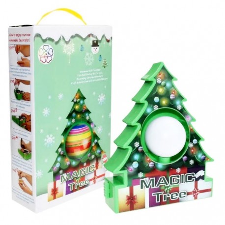 Набор для изготовления рождественских елочных шаров для детей ВОЛШЕБНАЯ ЕЛКА MAGIC TREE 8 фломастеров  оптом