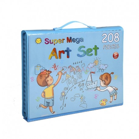 Набор для рисования Super Mega Art Set 208 предметов  оптом