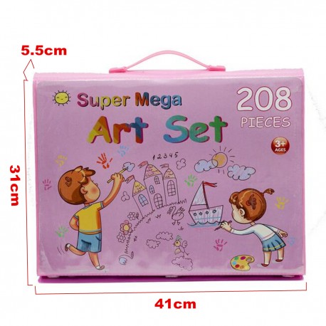 Набор для рисования Super Mega Art Set 208 предметов  оптом-6