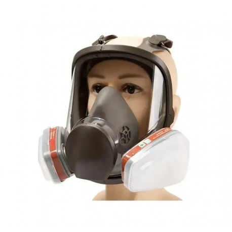 Профессиональная маска-респиратор, полнолицевая, защита от пыли, краски, химии