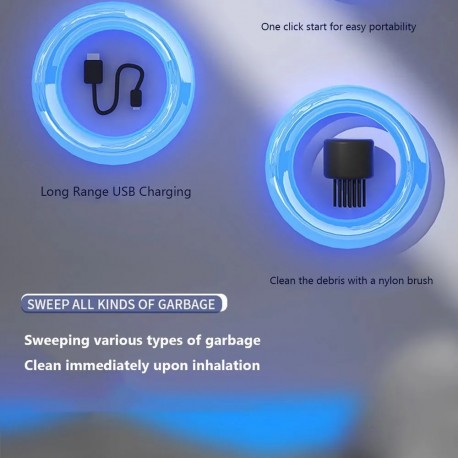 Офисный мини-пылесос для чистки клавиатуры и канцелярских принадлежностей  оптом-6