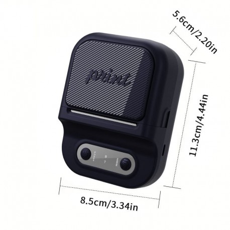 Термопринтер для этикеток беспроводной мини блютуз-2