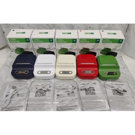 Термопринтер для этикеток беспроводной мини блютуз-9