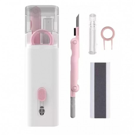 Набор для очистки наушников, клавиатуры, экрана телефонов и ноутбуков 7 в 1  оптом-2