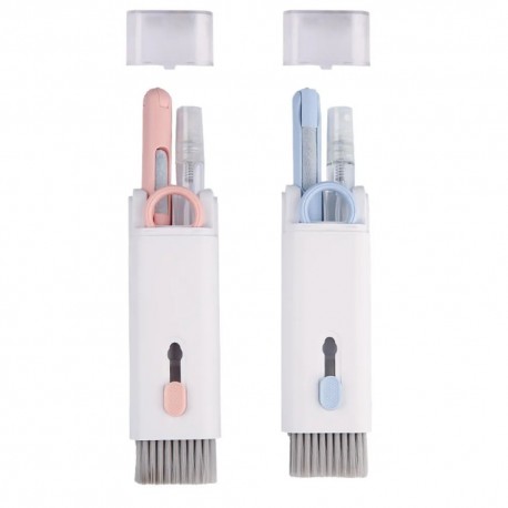 Набор для очистки наушников, клавиатуры, экрана телефонов и ноутбуков 7 в 1  оптом