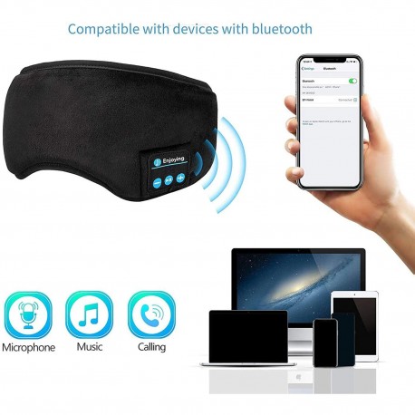 Беспроводная Bluetooth маска для глаз Midy Wireless Music Goggles  оптом-5