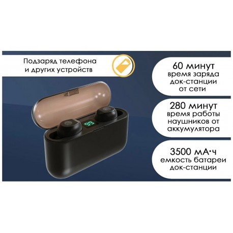 Беспроводные наушники-вкладыши F9 Tws Bluetooth  оптом-7