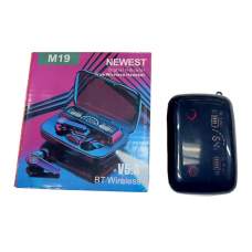 Беспроводные TWS наушники Bluetooth M19 с кейсом Power Bank