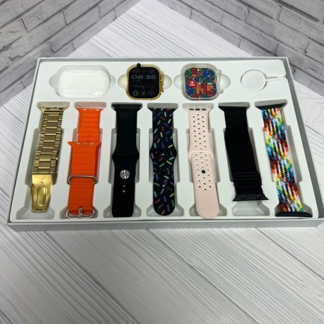 Набор Беспроводные наушники I20 Ultra Max suit-Smart Watch BIG 2.3 10 в 1  оптом-3