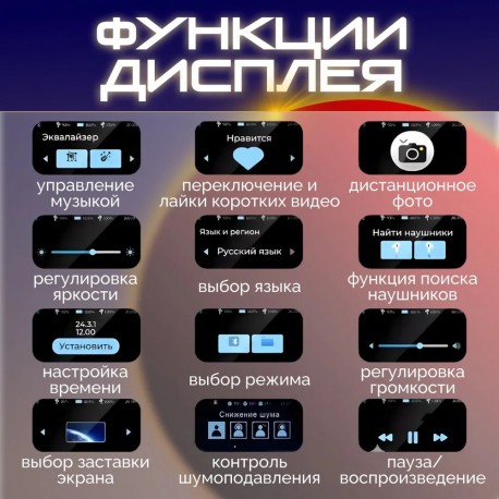 Наушники беспроводные HABBARMERS MQD83CH/A AirPods Pro 2 с сенсорным экраном ANC/ENC  оптом-3