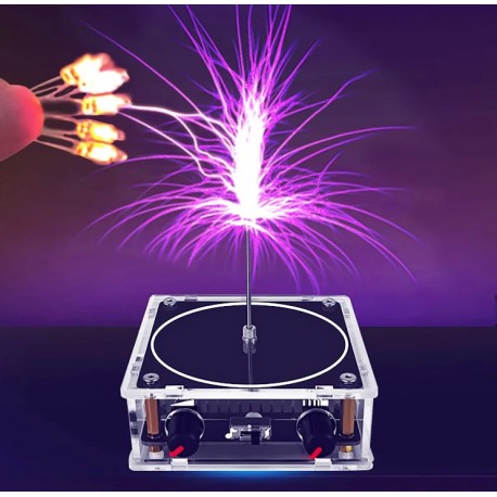 Музыкальная Твердотельная Катушка Tesla, светильник-ночник, Bluetooth-колонка  оптом-4