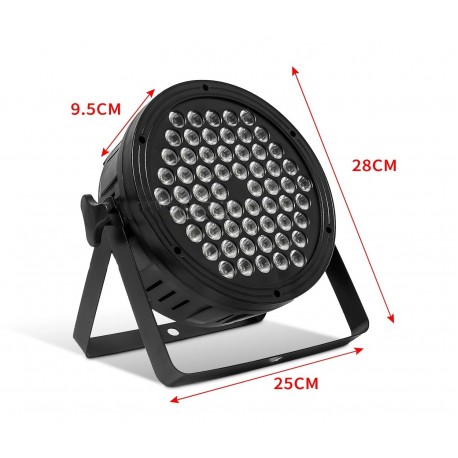 LED Диско прожектор для сцены DMX512 контроль сцены RGB 60 светодиодов  оптом-2