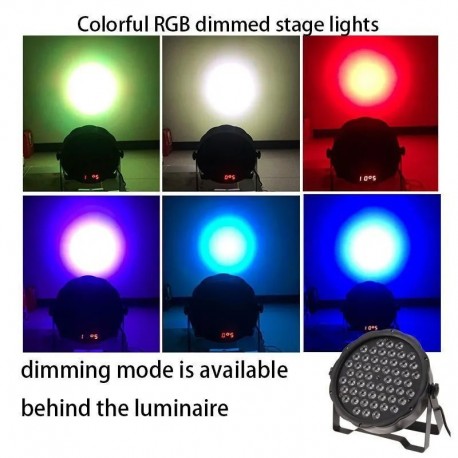 LED Диско прожектор для сцены PAR 54 RGBW 54 светодиода  оптом-5