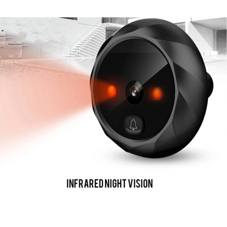 Электронный дверной звонок VISUAL DOOR VIEWER с камерой  оптом-4