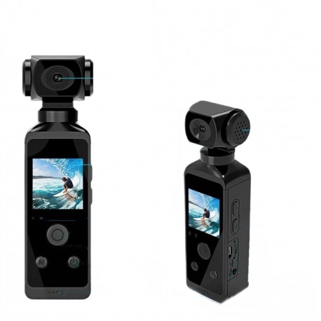 Карманная экшн-камера 4K, 1.33", с углом обзора 270°для блогеров и путешественников-1